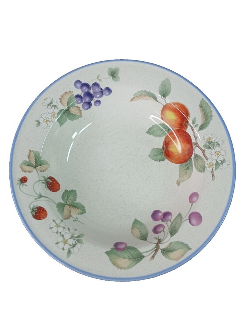 Savoir Vivre Luscious Vegetable Plate Stoneware Vintage 1990s Fruits Japan